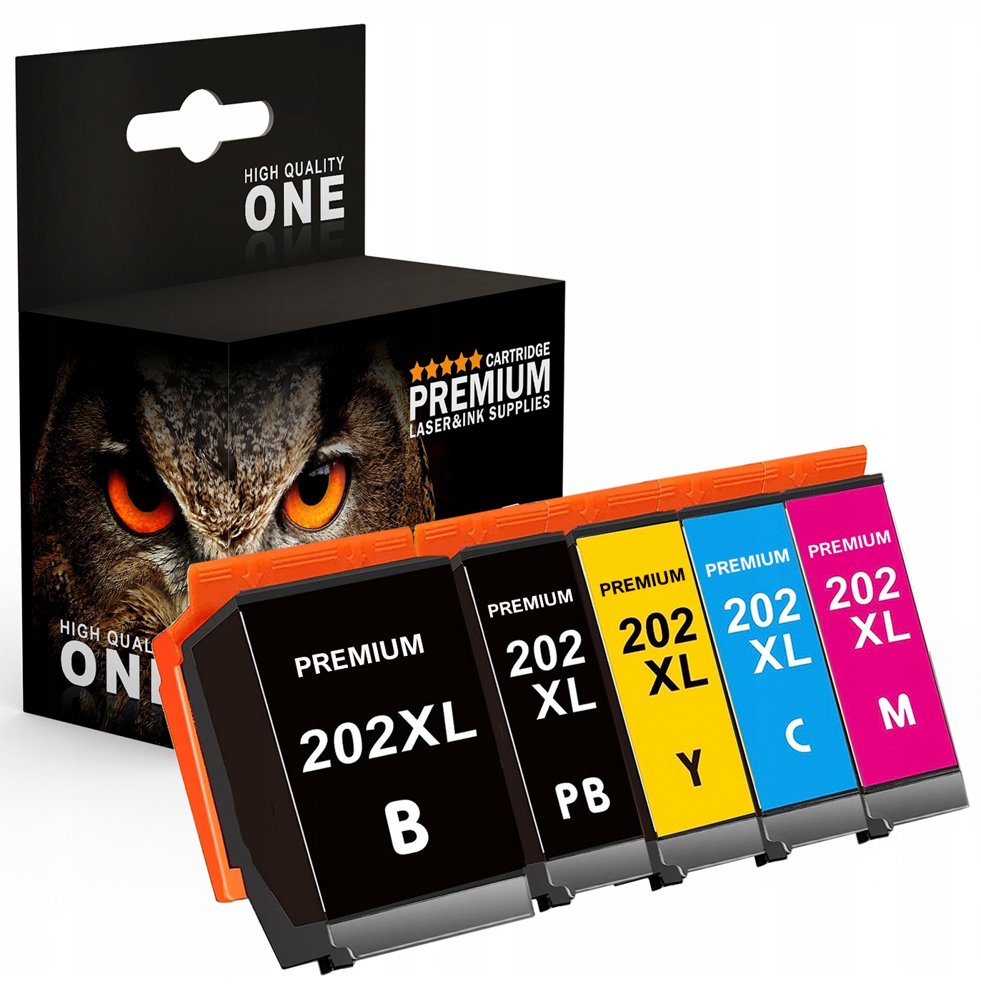 Komerčný atrament 202XL PRE TLAČIAREŇ EPSON pre Epson čierna (čierna), červená (purpurová), modrá (azúrová), žltá (žltá)
